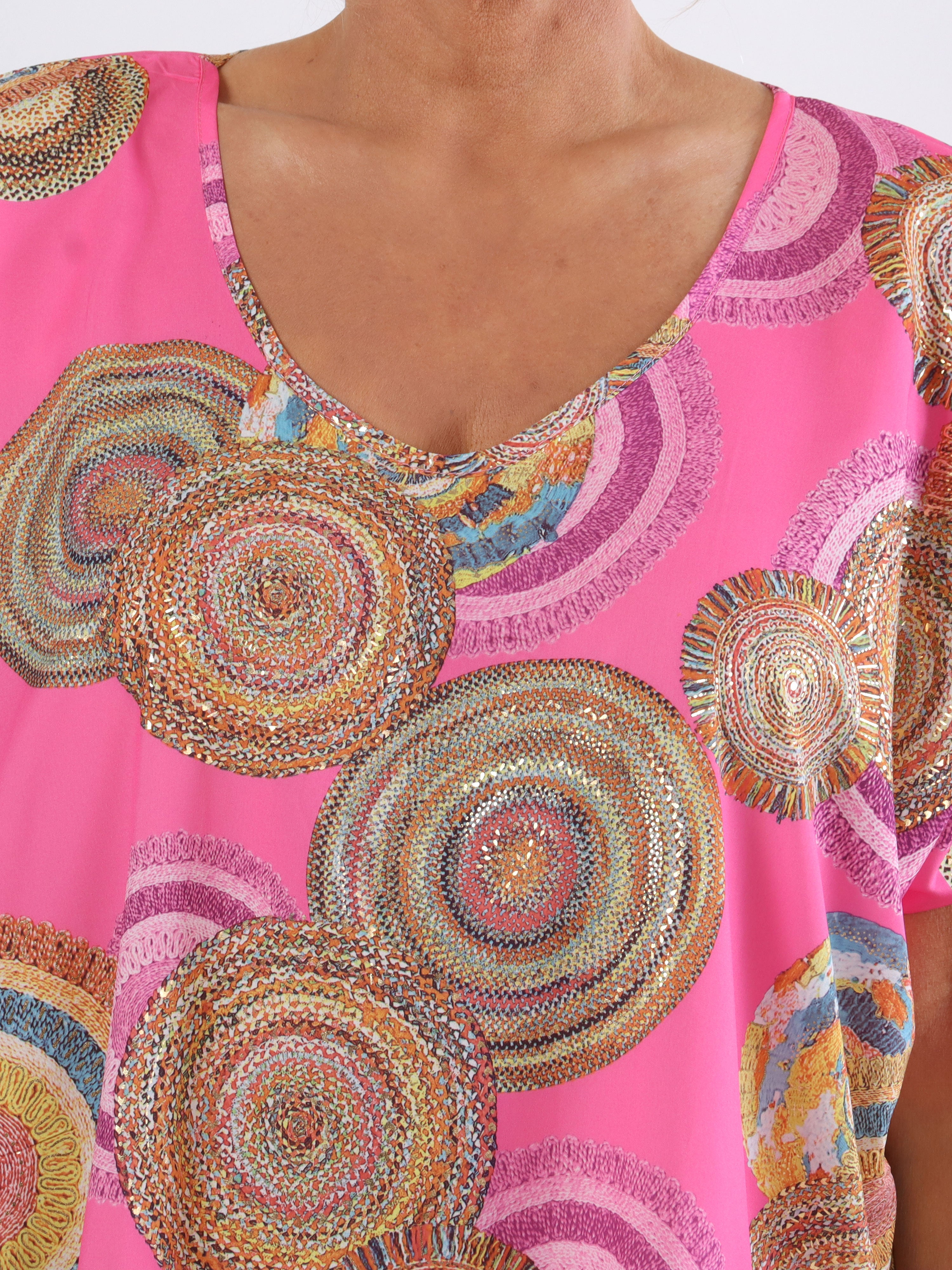 Helena - Let og luftig plus size kjole i silke